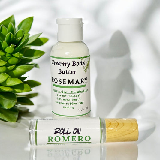 DUO ROSEMARY *Body Butter & Roll On Perfume*