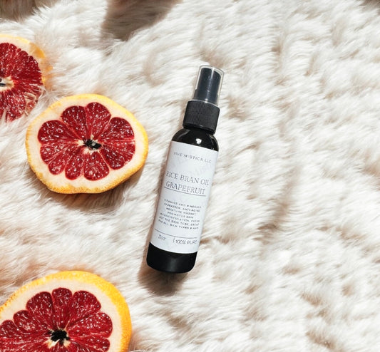 3oz {Rice & Grapefruit Face & Body oil} ANTI AGING REJUVENATING