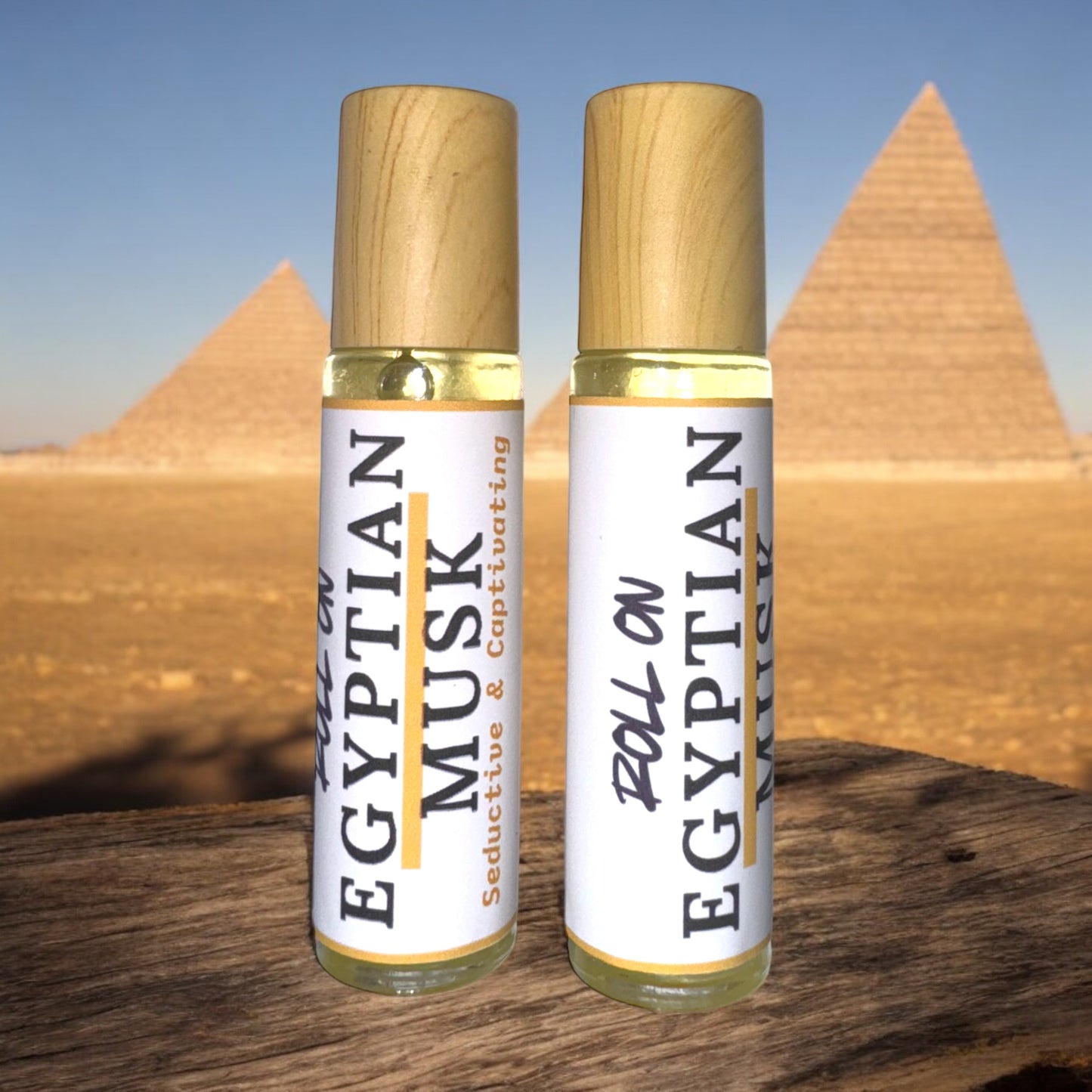 Perfume Roll On Egyptian Musk {Seduced through notes of sweet amber, heavy musk and earthy patchouli with hints of sweet jasmine that mingle with bracing cyclamen flower}