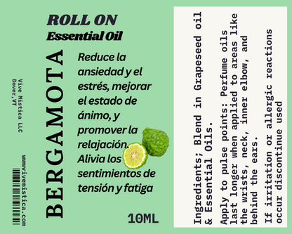 Bergamota Essential Oil Roll On