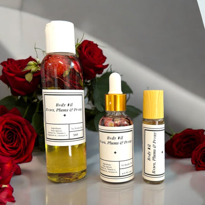 Roses, Plums & Peony Body Oil