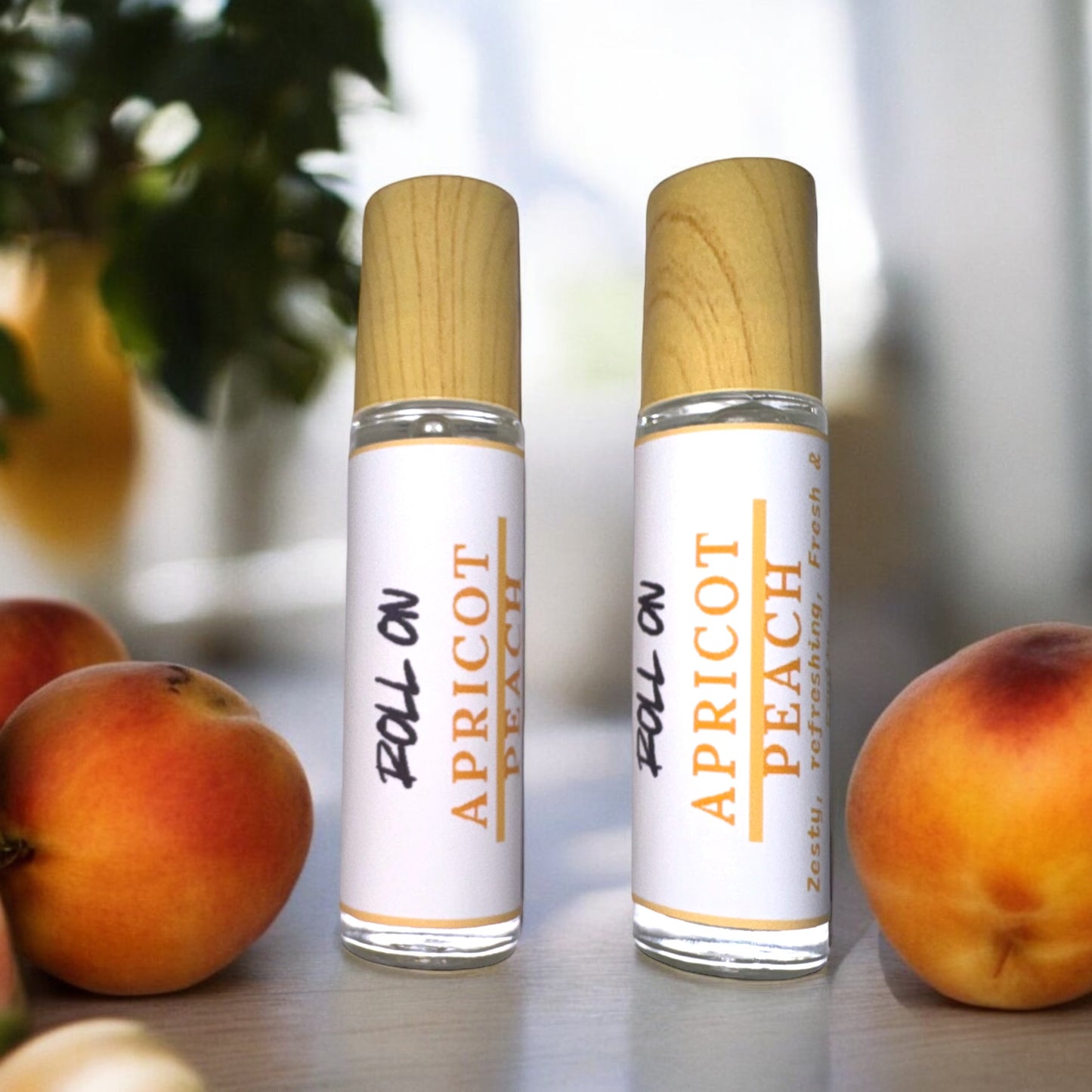 Perfume Roll On Apricot & Peach Zesty, refreshing, Fresh & Fruity