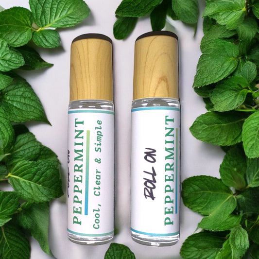 Perfume Roll On Peppermint Cool, Clear & Simple