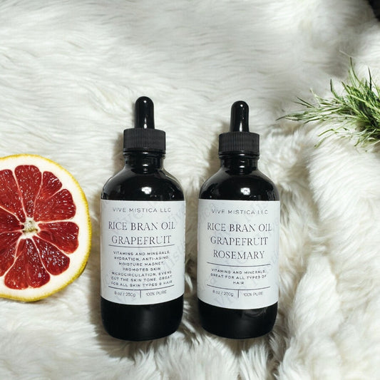 Set 8oz each {Rice & Grapefruit Face & Body oil}+{Rice, Grapefruit & Rosemary for Hair}