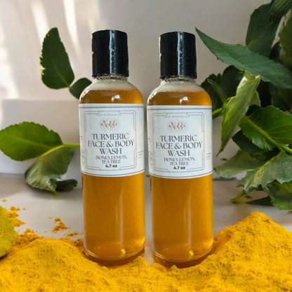 Wholesale Turmeric Face & Body Wash 4.7 oz