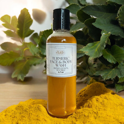 Wholesale Turmeric Face & Body Wash 4.7 oz