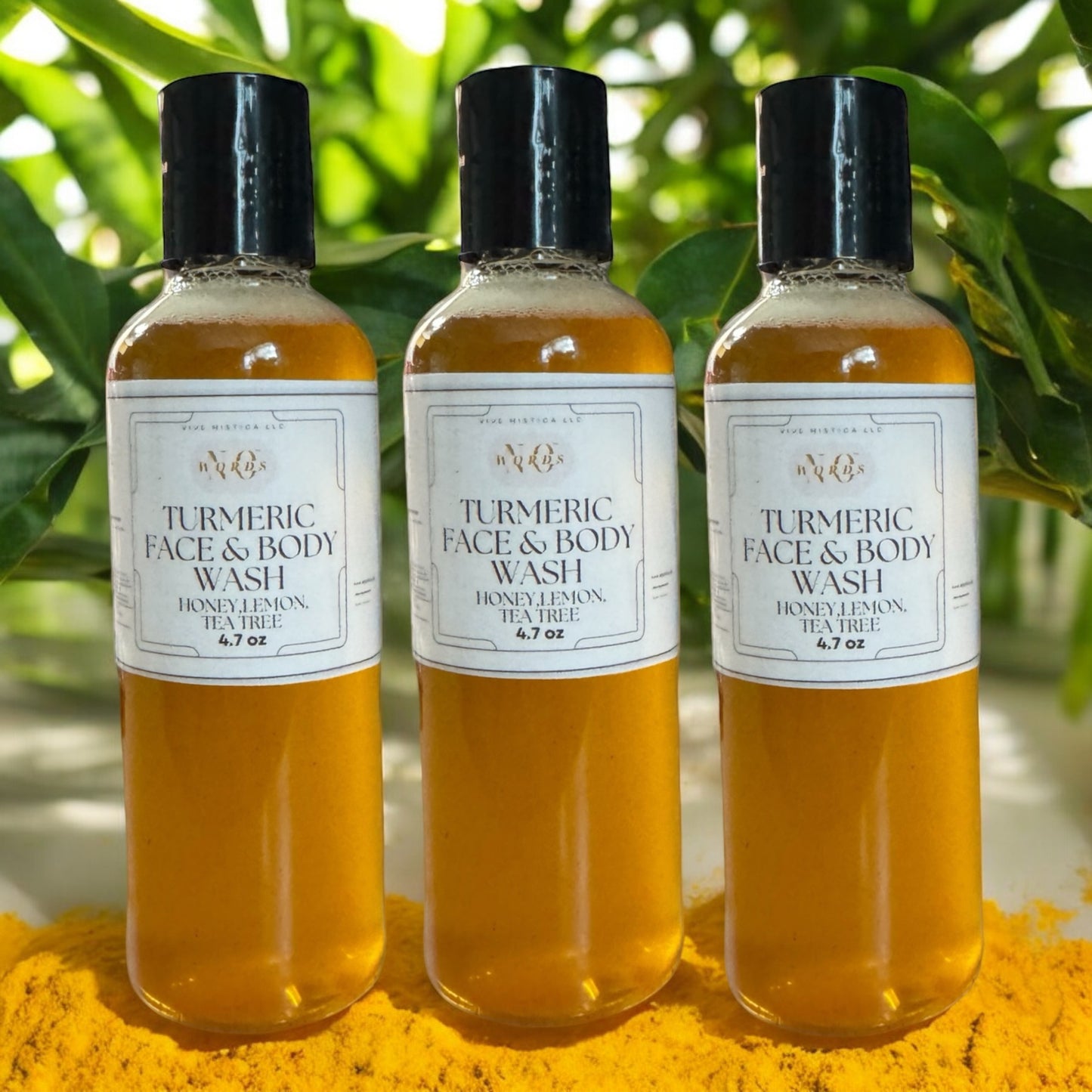 Wholesale Turmeric Face & Body Wash 4.7 oz